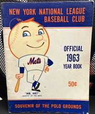 NY METS New York National League Baseball Club - Official 1963 Yearbook