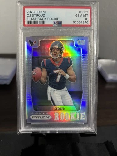 2023 Panini Prizm Football CJ Stroud Flashback Rookie Silver Prizm #PFR-2 Texans