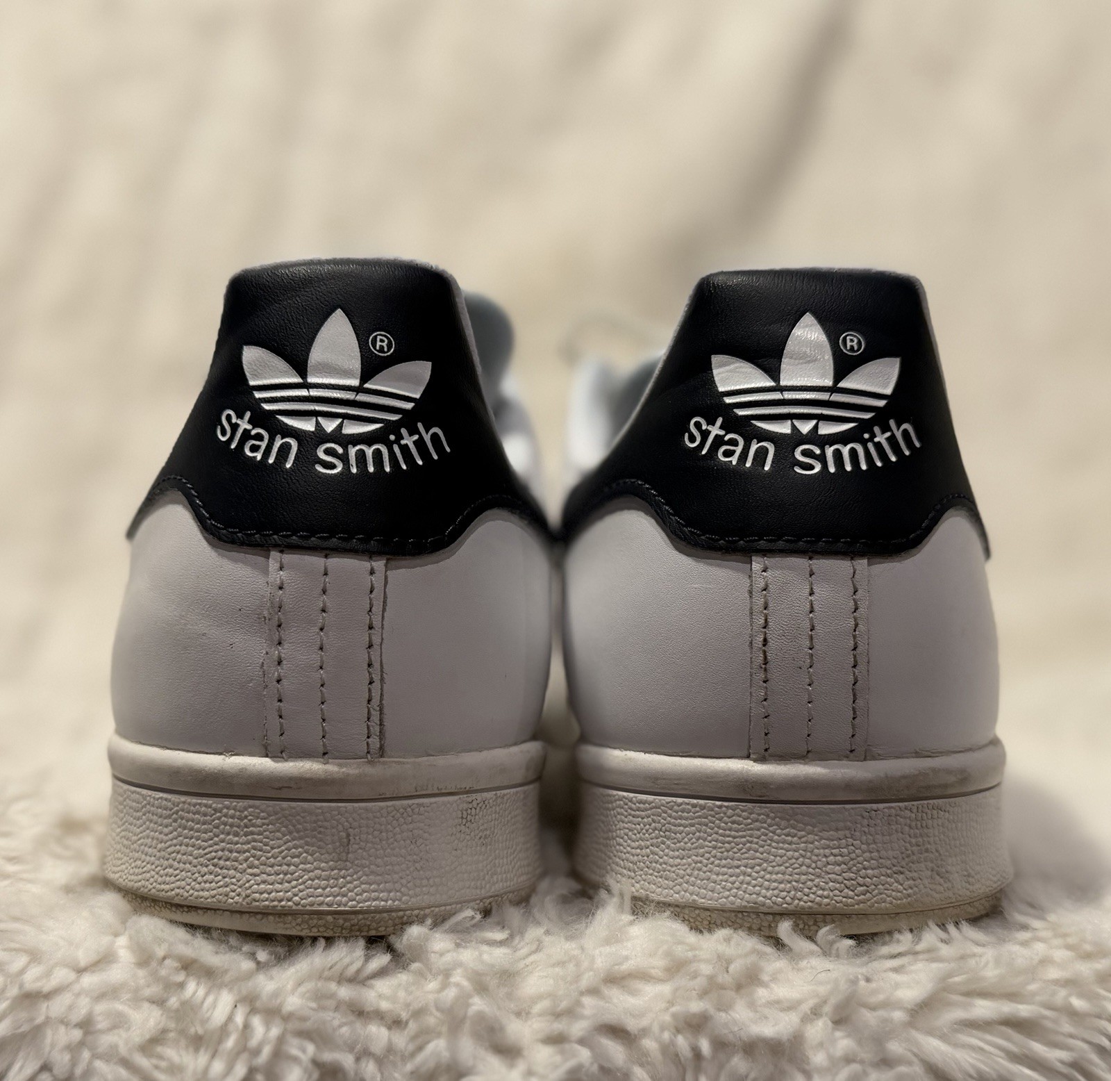 Adidas Stan Smith White Navy Shoes Men's Sneaker M20325 Tennis Vintage Style thumbnail 5