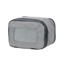 Compression Packing Cube 18x12x13cm Travel Luggage Organizers Bag Grey