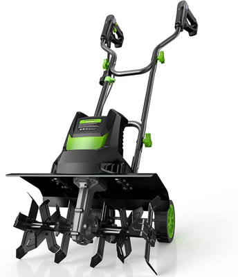 Electric Tiller for Gardening, 1800W 15A Garden Tiller Cultivator, 18'' × 9'' Roto