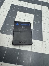 Sony OEM Genuine Playstation PS1, PS2 Black Memory Card SCPH-10020
