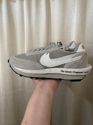 Nike LDWaffle sacai Fragment Grey Men s 7.5 Used Authentic No Box