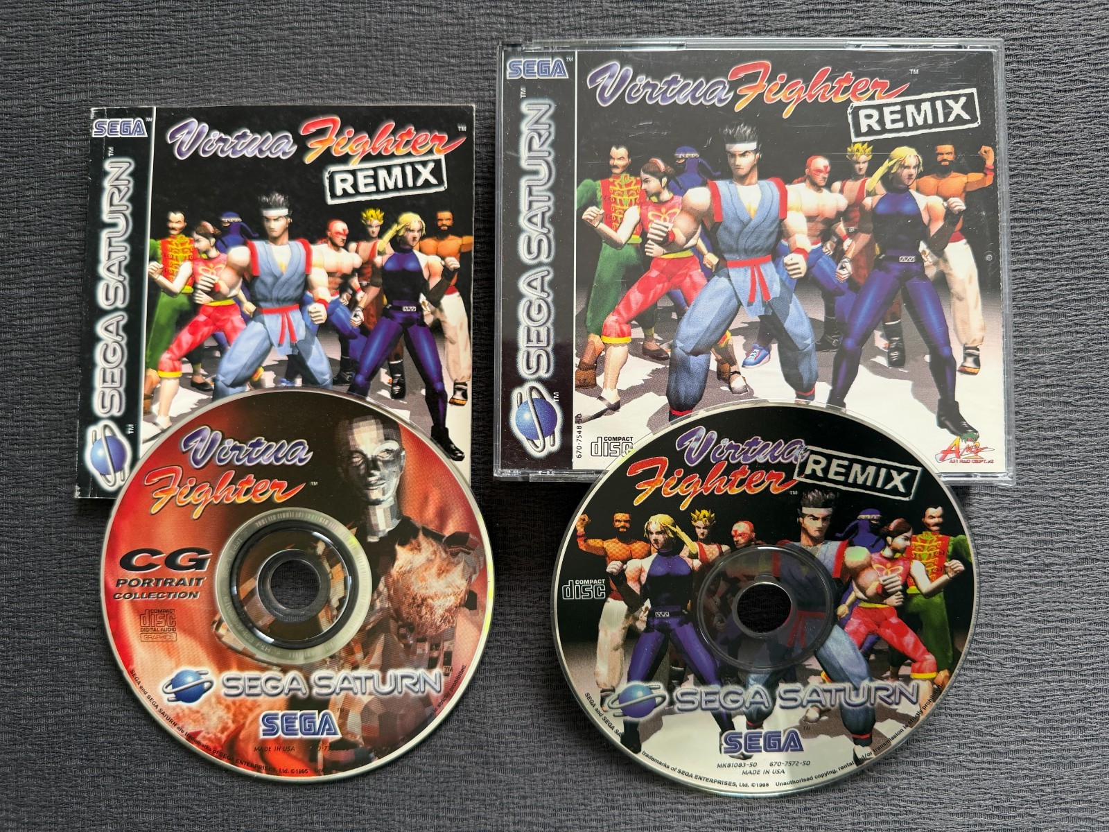 SEGA Saturn Virtua Fighter Remix VF en bon état!