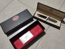 penna aurora A Sfera Style E35 Resina Nera E Cappuccio Argentato No Montblanc