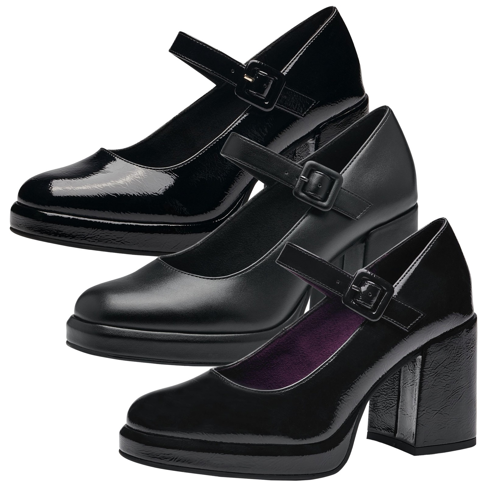 MARCO TOZZI Zapatos De Tacón Para Mujer Mary Jane Con Correa Plataforma