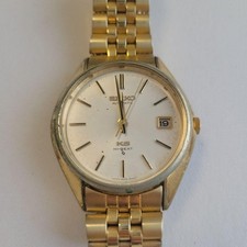 Seiko KS HI-BEAT Automatic Gold Watch SGP/Stainless Steel Men Used SA610