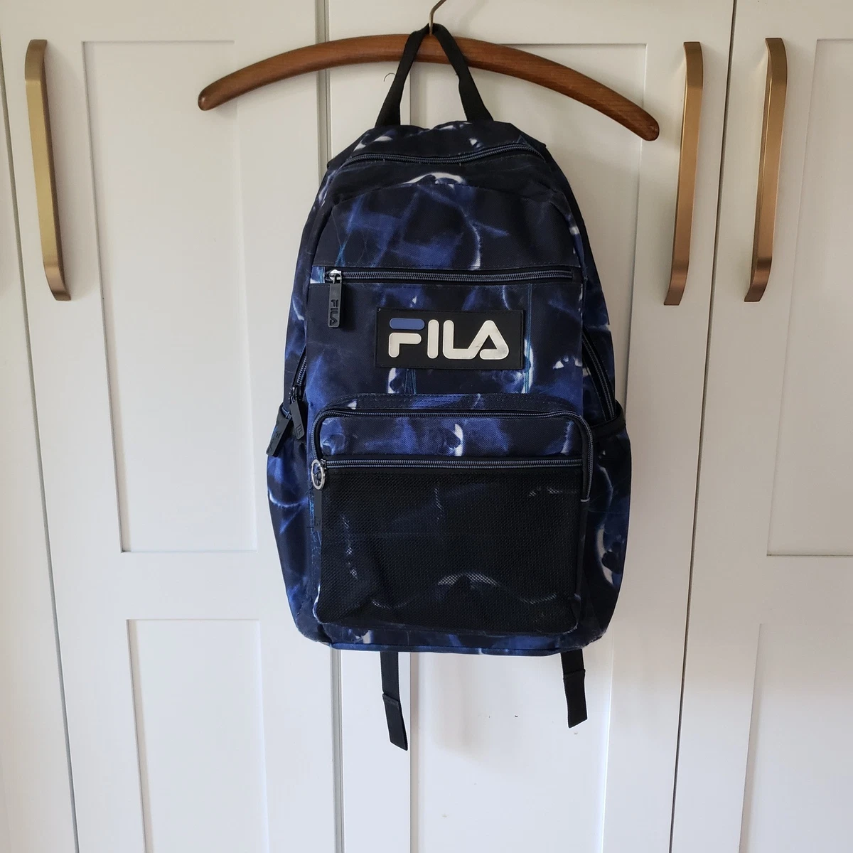 Fila Dark Blue Men or woman Backpack small NWOT super rare many compartments FILA Blue Men main image 3