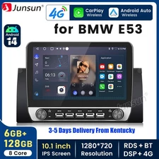 10.1"6+128G Android14 Car Stereo Radio For BMW E53 X5 1995-2006 GPS Navi WIFI BT