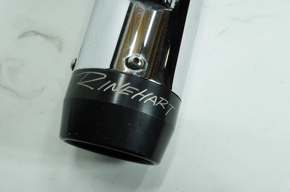 Harley Touring Street Glide 2008 FLHX fabricante de equipos originales tubos de escape silenciador agrietado Foto 4 de 4