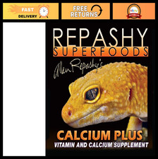 Calcium Plus Powder Supplement for Reptiles  Amphibians - 4 oz Jar