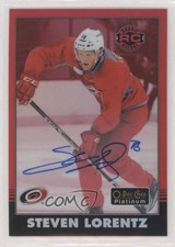 2020 O-Pee-Chee Platinum Retro Rookies Rainbow Red Steven Lorentz #R-78 Auto n1u