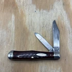 Vintage Case XX 8 Dot 1972 25 1/2 Coke Bottle Red Jigged Bone Knife (Read!)
