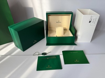 値下げ中 ROLEX ボックスのみ XL Medium Rolex Box (Green on Green) ref : 53491.02 New Style M ECO