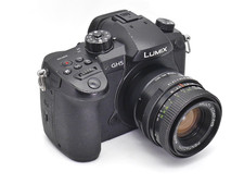 Panasonic Lumix DC-GH5 Digital Camera + Pentacon 50mm F/1.8 Lens - Read Desc.