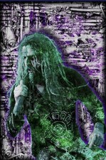 ROB ZOMBIE 12x18in Poster, ROB ZOMBIE HORROR 12x18in Art Free Shipping US