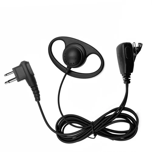 5 piezas D Auricular Auricular Auriculares Micrófono Para Motorola Radio Seguridad 2 Pin Walkie NUEVO - Imagen 8 de 12