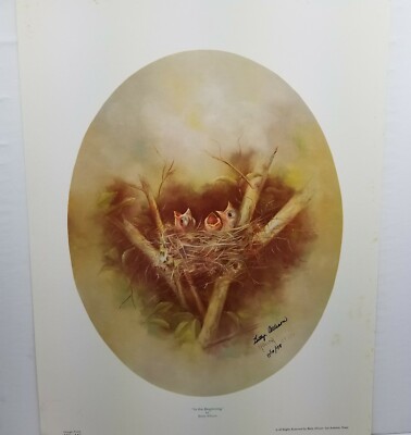 Betty Allison In the Beginning Baby Bird Nest 1978 San Antonio Texas, USA