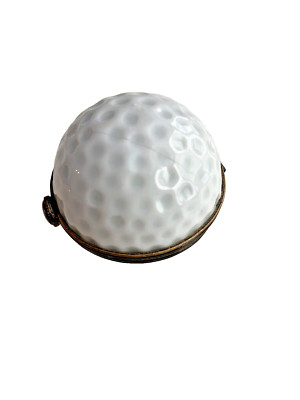 Limoges France Peint Main Porcelain Trinket Golf Ball