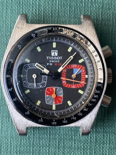 VINTAGE TISSOT PR 516 CHRONOGRAPH TRICOMPAX CAL LEMANIA 873 - Foto 2 di 15
