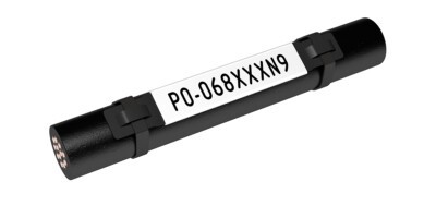 Partex Marking PO-068TWBN9 White Thin Wall Profile 50M