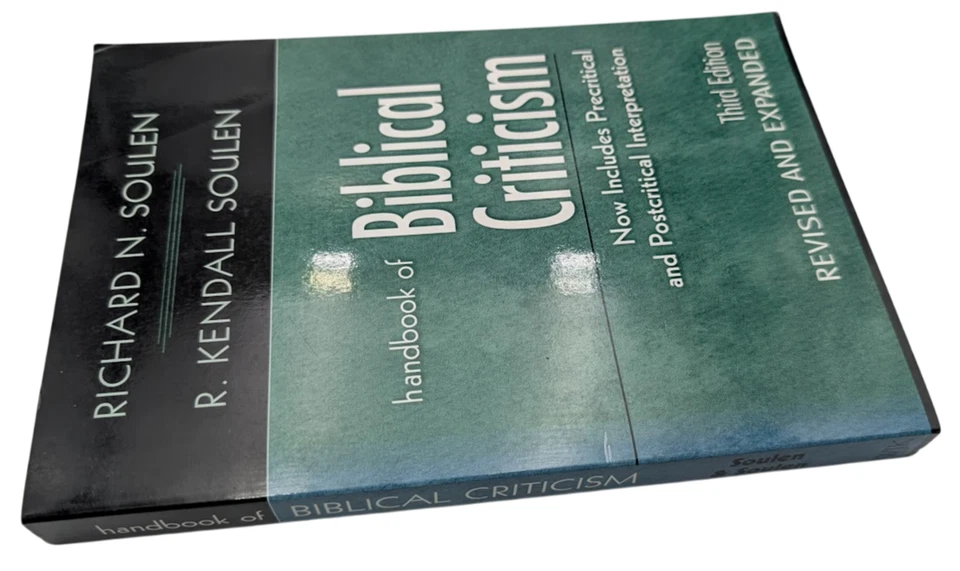Handbook of Biblical Criticism: Third Edition, Revised & Expanded Paperback 2001 - Image 3 of 4