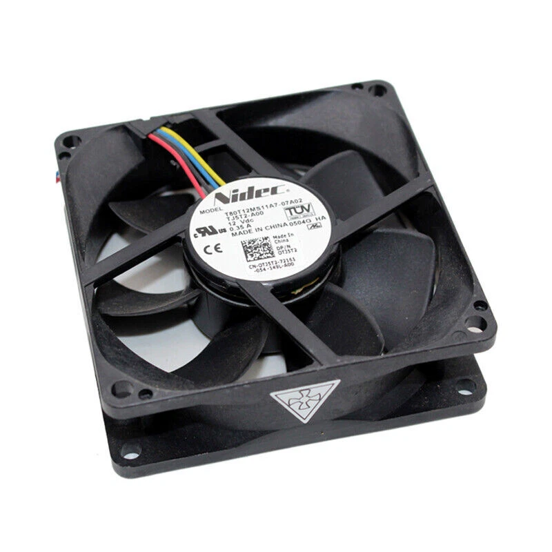 Nidec T80T12MS11A7-07A02 12V 0.35A 8025 8cm 4-pin CPU chassis fan - Image 2 of 4