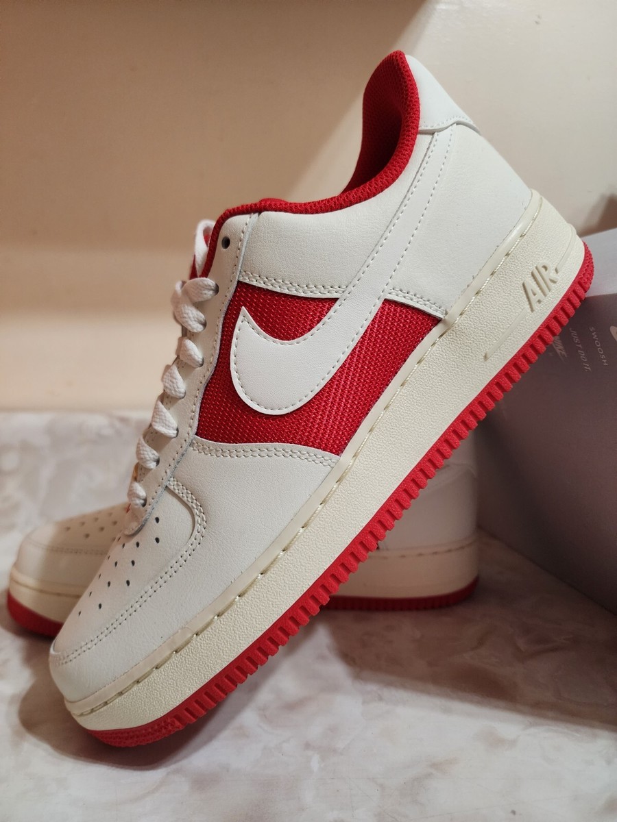 Men's Size 13 NIB Nike Air Force 1 Low Athletic Department White Red  FN7439-133 | eBay