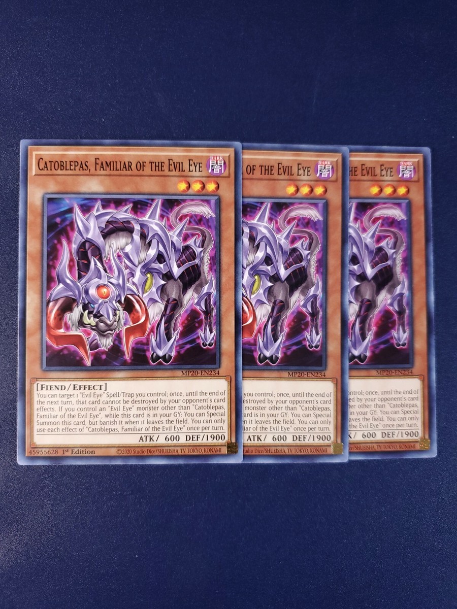 Yugioh Evil Eye Deck Core Cards MP20 1st Edition Mint Lot Of 8 Cards | eBay