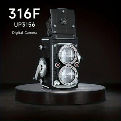 622PCS Digital Camera Building Blocks Simulation Retro Camera Assembly Model