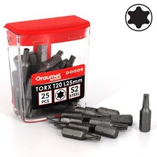 25 TORX Bits T10 T15 T20 T25 T30 T40 Schraubendreher Bit Auswahl Sortiment Set