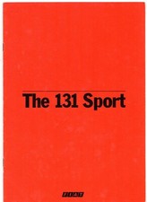 Fiat 131 Mirafiori Sport 2000 2-Türer 1979-1980 irischer Markt Verkaufsprospekt