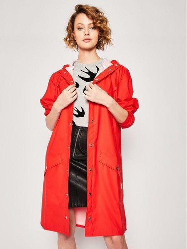 RAINS LONG JACKET Waterproof Raincoat 