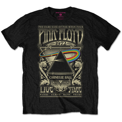 Pink Floyd T Shirt Carnegie Hall 1972 Officially Licensed Mens