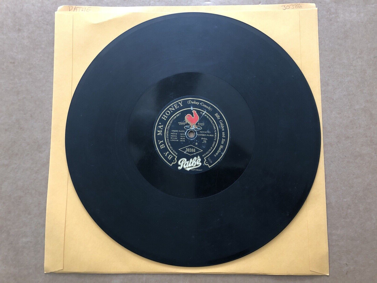 PATHE 11 1/ Record 78 rpm 30386 Billy Golden & Jim Marlowe