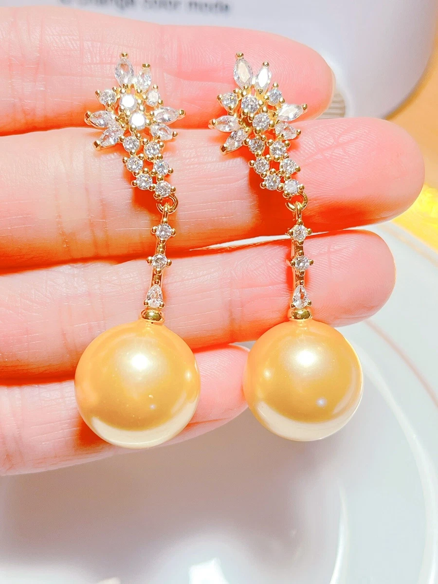 15mm 2024 pearl earrings