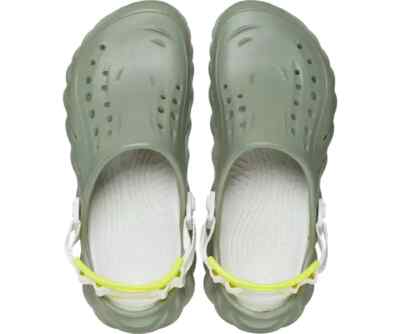 New Crocs Echo Clogs Shoes Slides Mens Size 10 Moss Green  display picture 1