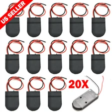 New 20/Pcs CR2032 Button Coin Cell Battery Socket Holder Case Cover with ON-OFF