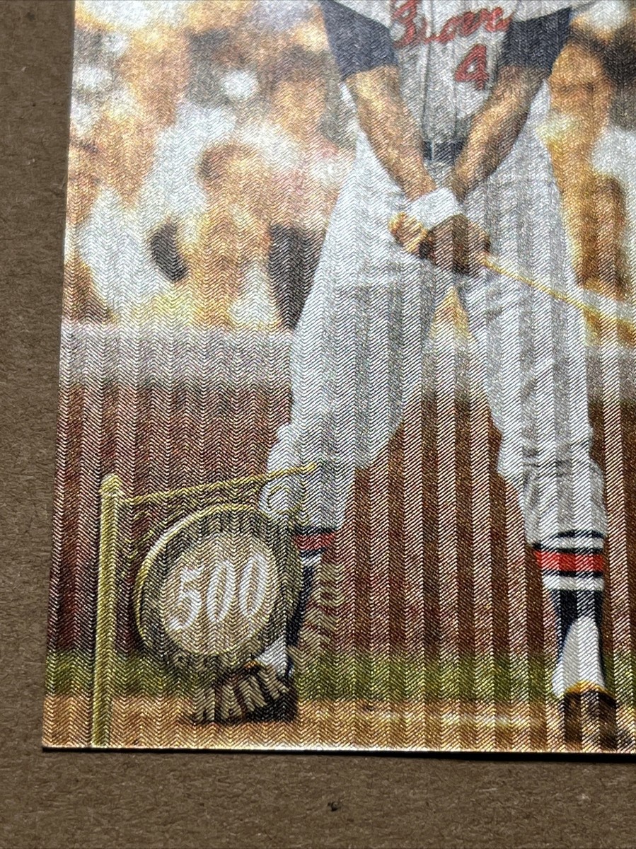 Hank Aaron 1994 Ted Williams Co. 500 Club #5C1 Baseball Card