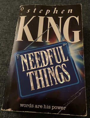 Needful Things by Stephen King 1992 Paperback NEL Edition Vintage Horror