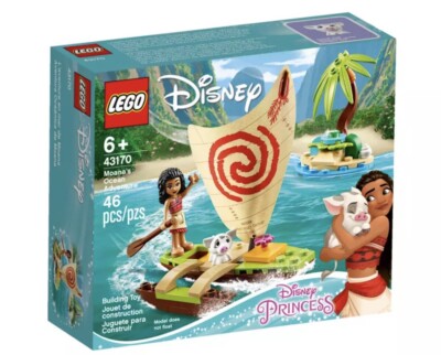 LEGO Disney Princess Moana's Ocean Adventures W/ Pua 43170 Retired