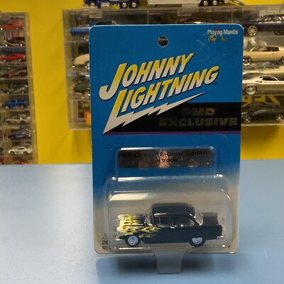 JOHNNY LIGHTNING  '55 CHEVY 2-DOOR SEDAN   PMD EXCLUSIVE LIMITED 1 OF 2000 NEW