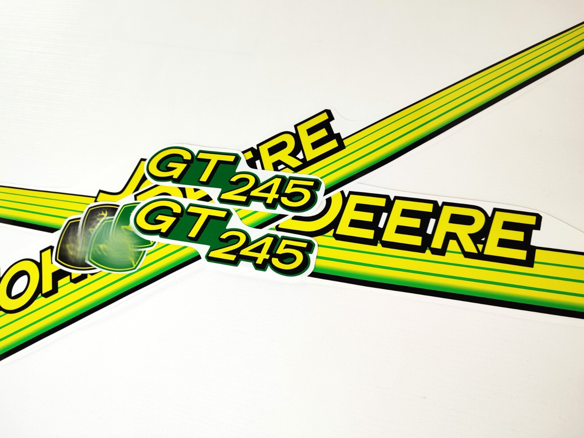 Per GT225 GT235 Set 2 Adesivi In Vinile Per Coppa Superiore Trattore John Deere - Foto 13