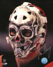 Signed  8x10 GARY BROMLEY  Vancouver Canucks Autographed Photo - COA
