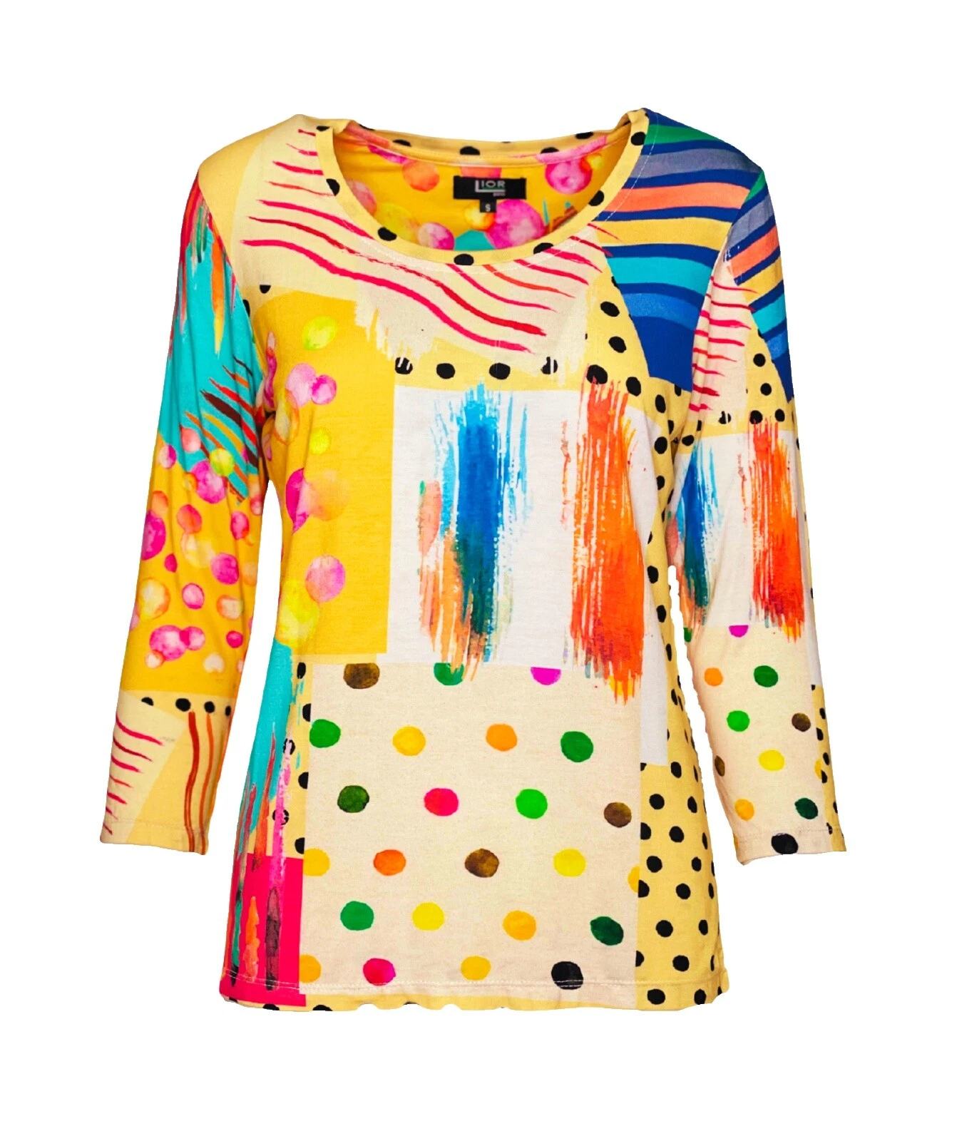 Rainbow Viscosa Tops para mujer