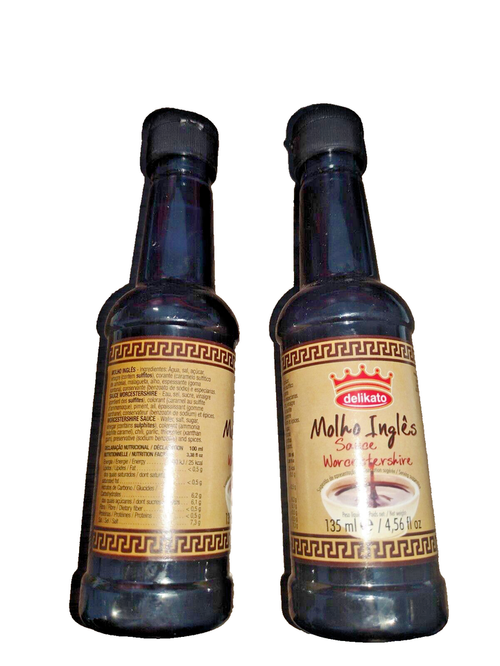 2 x Worcestershire Sauce Portugal Delikato 2 x 135ml Molho Ingles 2 x 4,56 fl Oz eBay