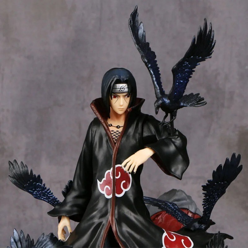 Figurine Itachi Uchiha de 29cm pour collection de statues de mangas Naruto