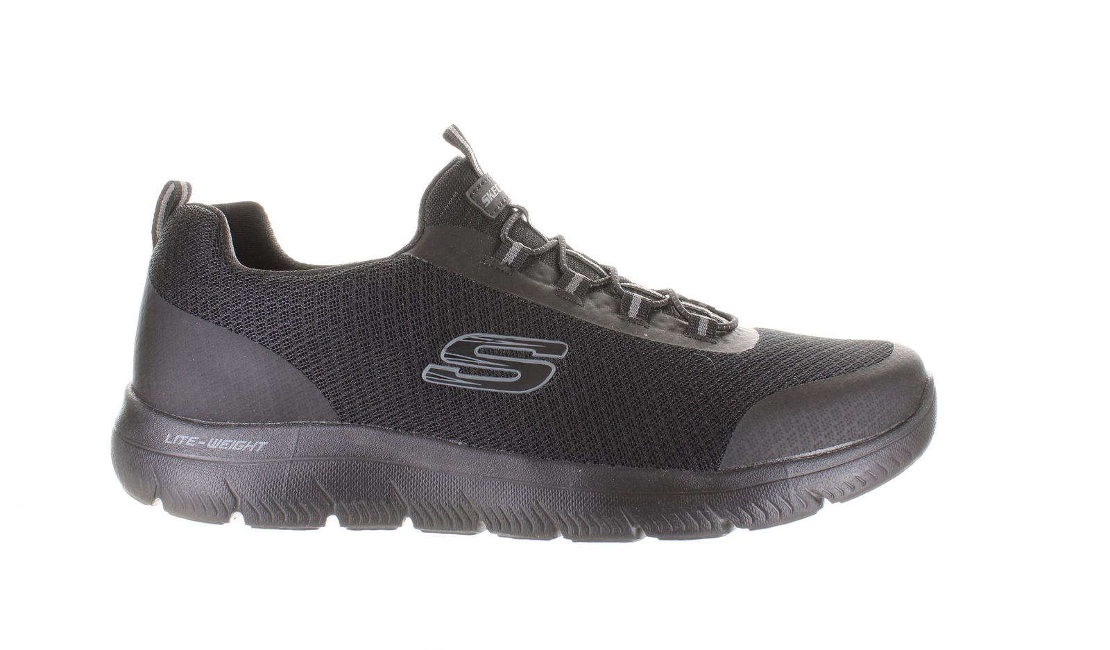 Skechers Mens Repinski Black Walking Shoes Size 10.5 (7769578)-image