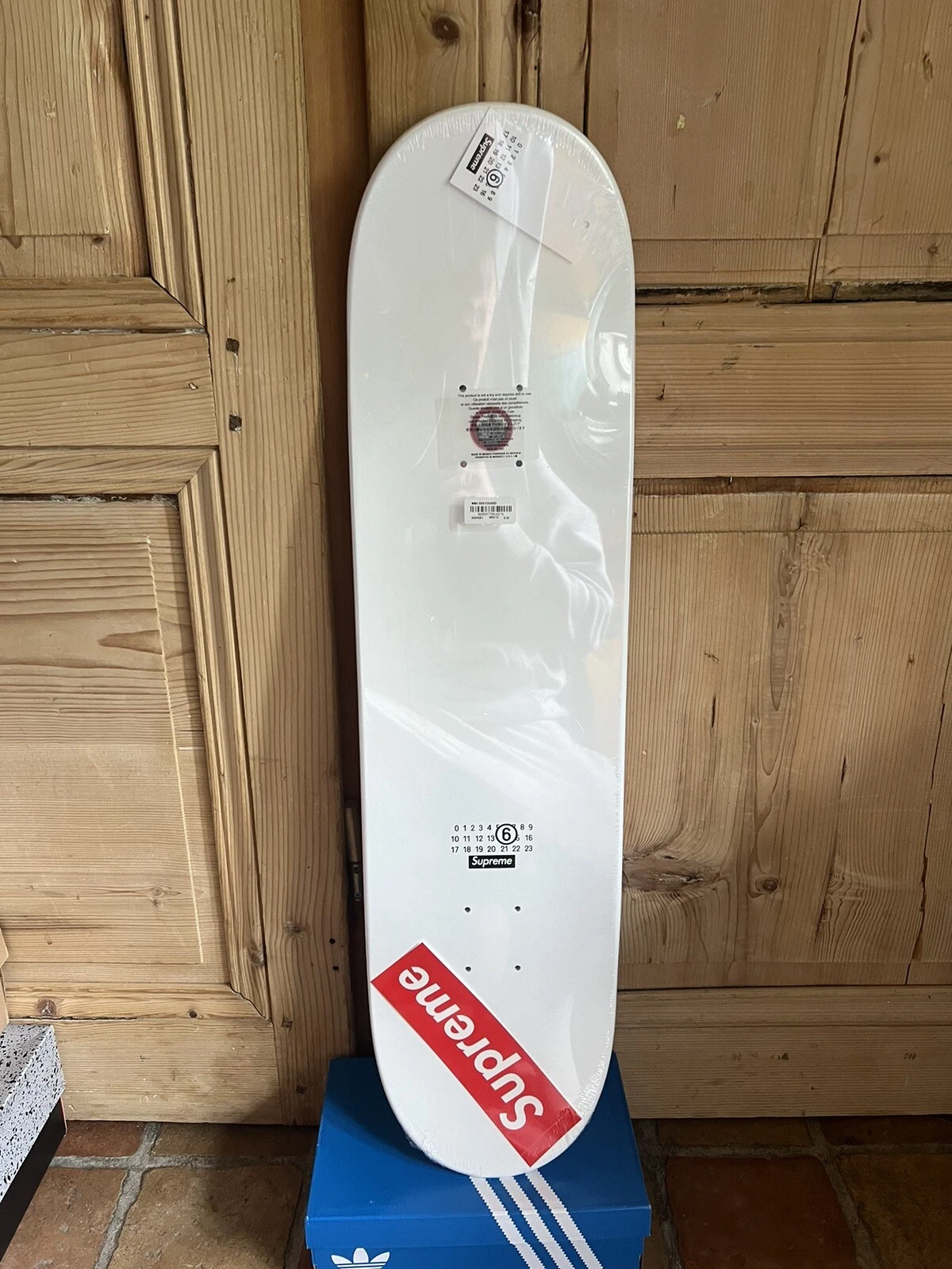 NEW Supreme Maison Margiela MM6 Skate Deck 8.25” Scratch Off *SHIPS SAME DAY*