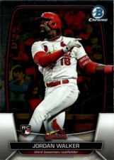 2023 Bowman Chrome Jordan Walker Rookie St. Louis Cardinals #18